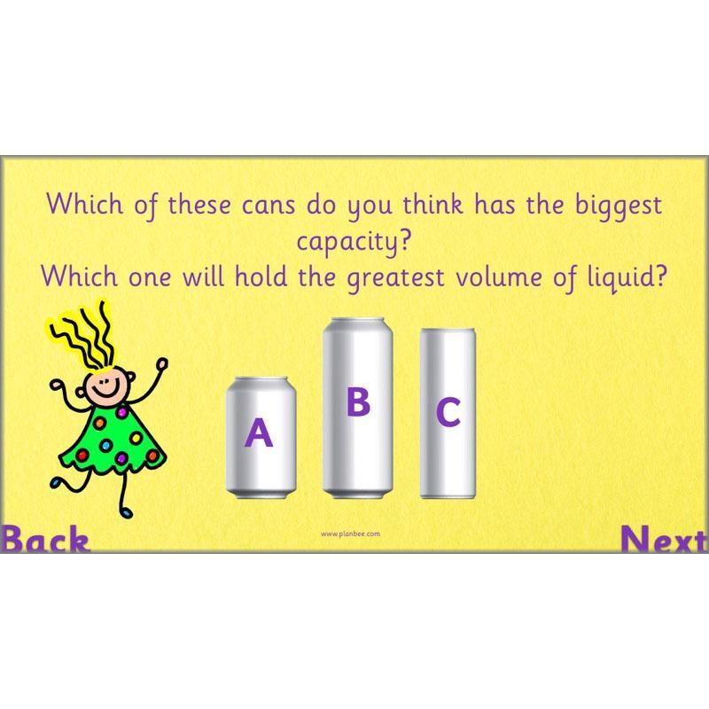 PlanBee Let's measure capacity - Year 2 Maths planning and resources