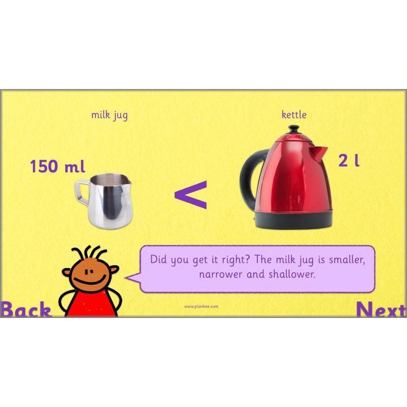 PlanBee Let's measure capacity - Year 2 Maths planning and resources