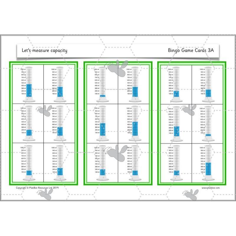 PlanBee Let's measure capacity - Year 2 Maths planning and resources