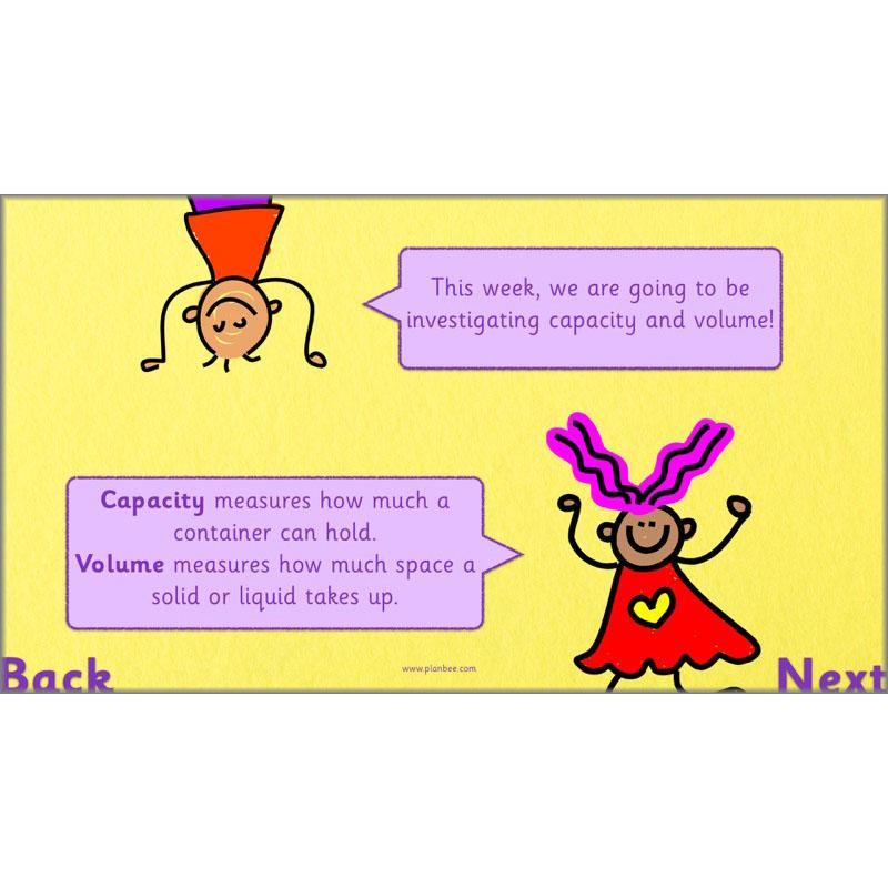 PlanBee Let's measure capacity - Year 2 Maths planning and resources