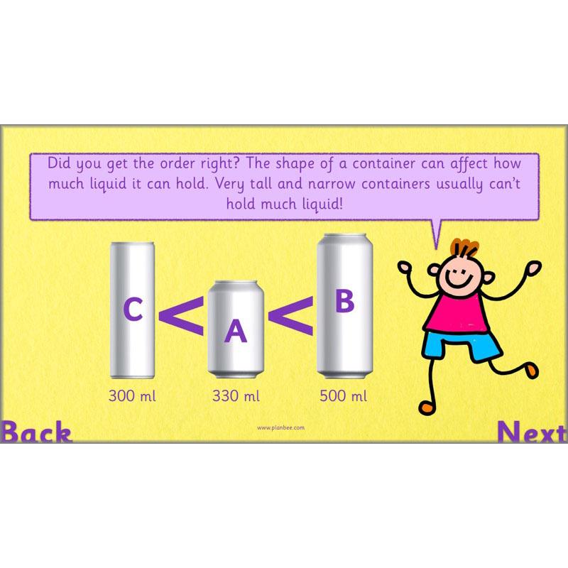 PlanBee Let's measure capacity - Year 2 Maths planning and resources