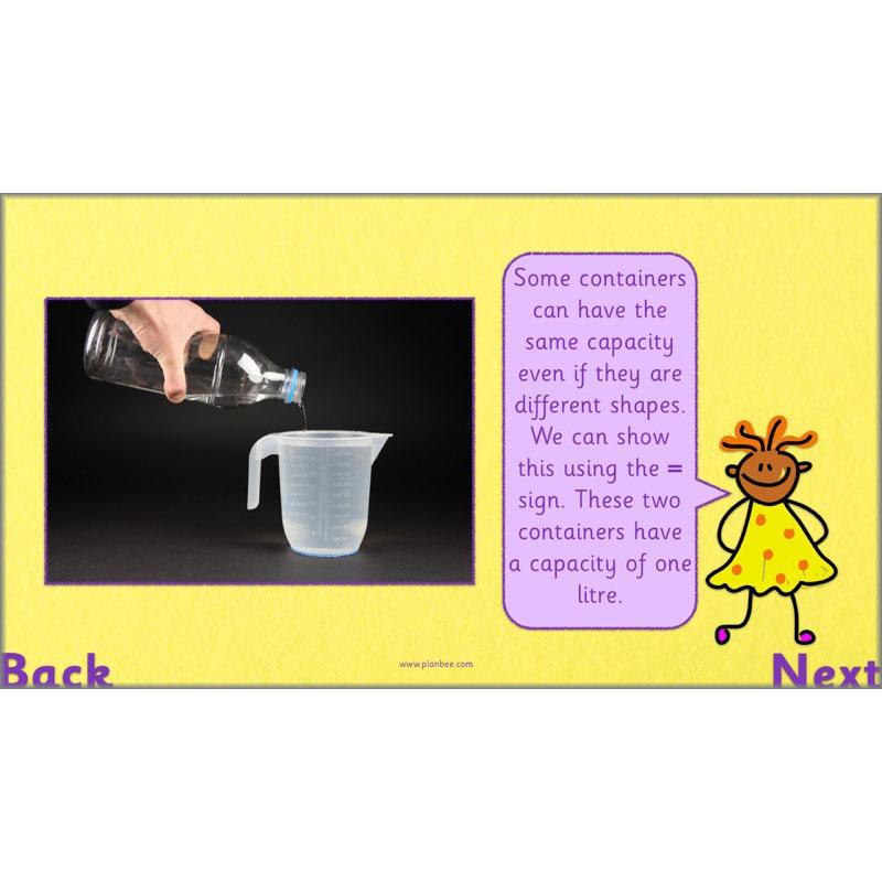 PlanBee Let's measure capacity - Year 2 Maths planning and resources