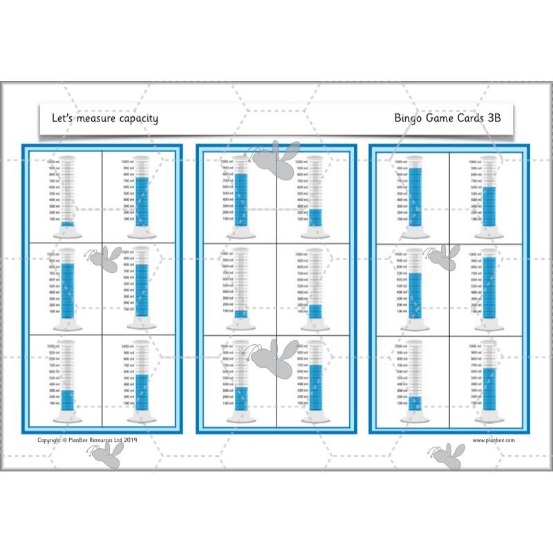 PlanBee Let's measure capacity - Year 2 Maths planning and resources