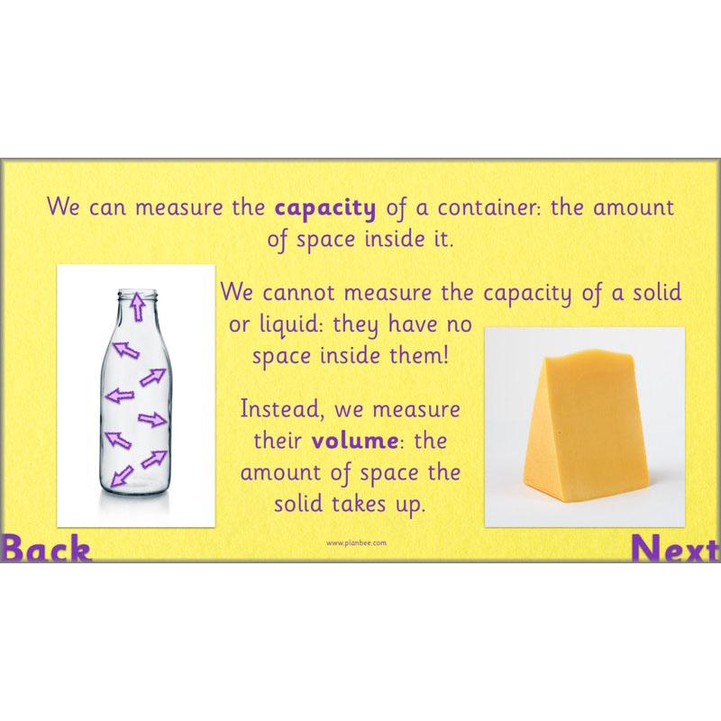 PlanBee Let's measure capacity - Year 2 Maths planning and resources