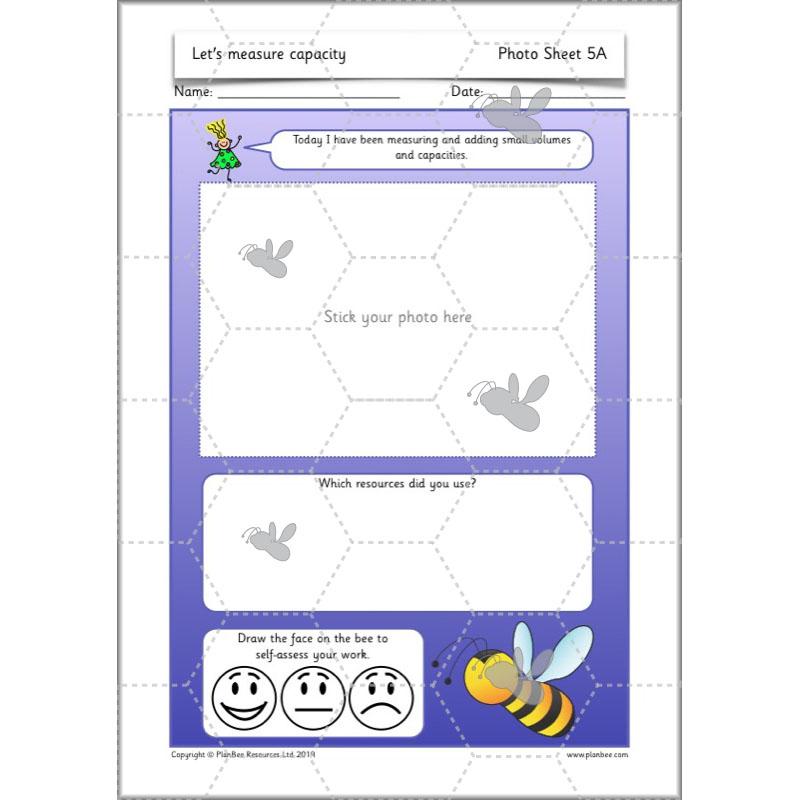 PlanBee Let's measure capacity - Year 2 Maths planning and resources