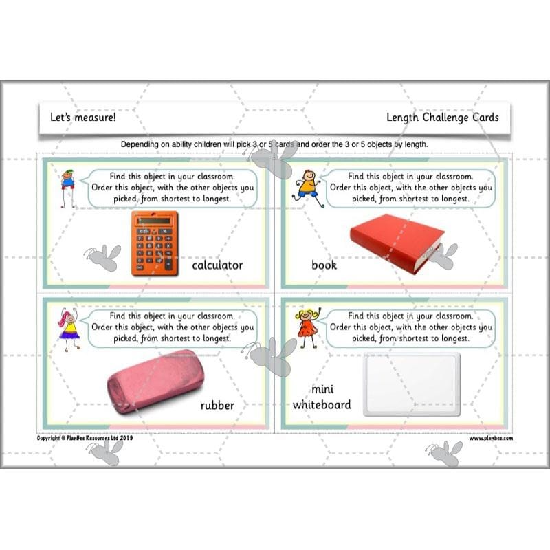 PlanBee Let’s Measure Year 1 Maths Planning