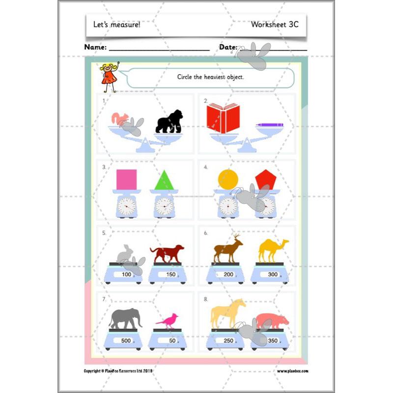 PlanBee Let’s Measure Year 1 Maths Planning