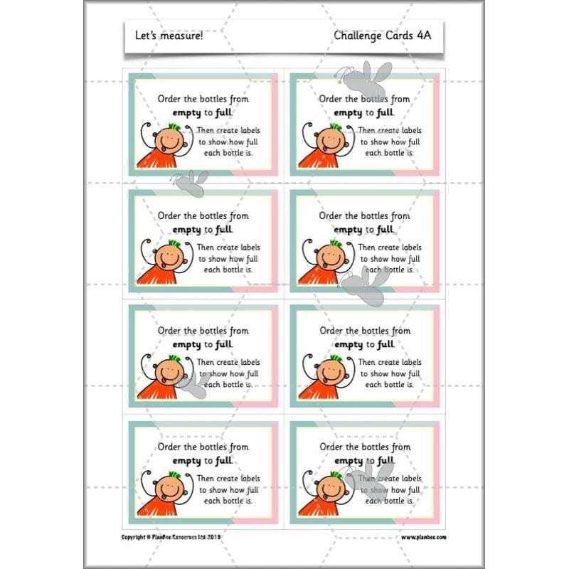PlanBee Let’s Measure Year 1 Maths Planning