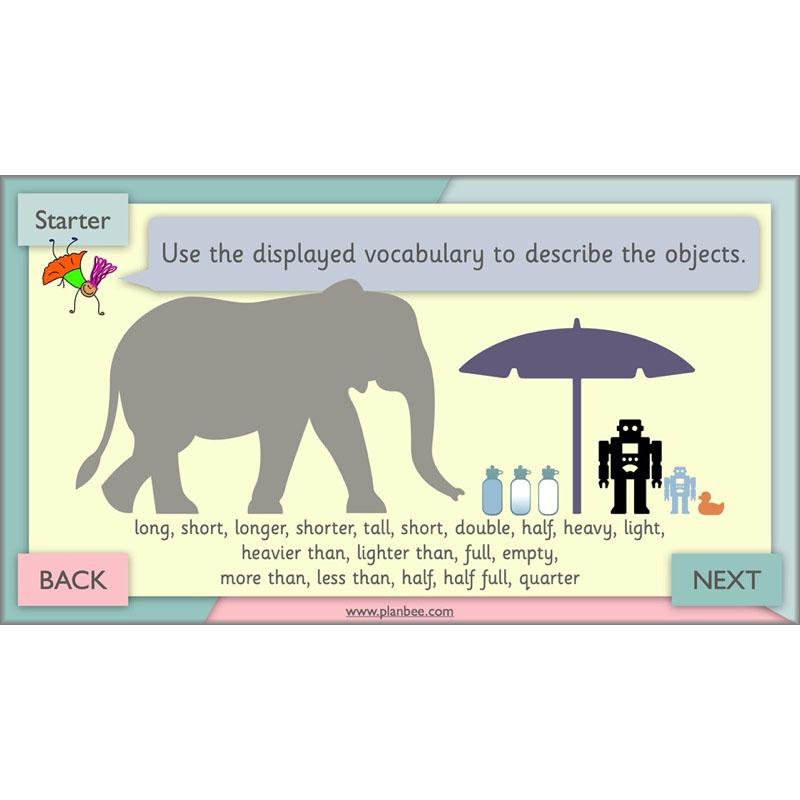 PlanBee Let’s Measure Year 1 Maths Planning