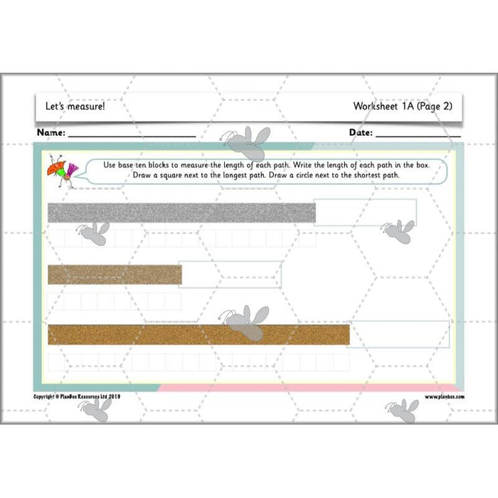PlanBee Let’s Measure Year 1 Maths Planning