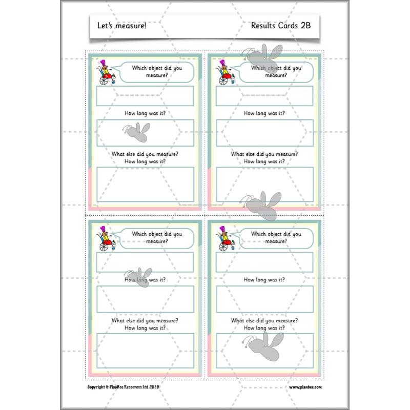 PlanBee Let’s Measure Year 1 Maths Planning