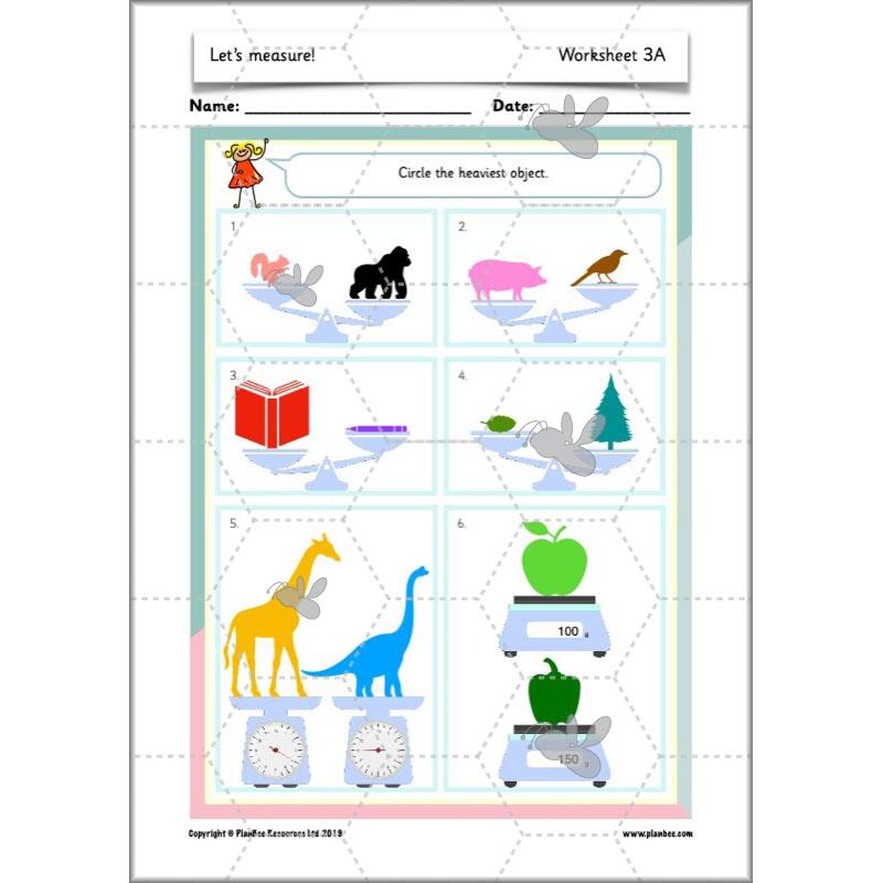 PlanBee Let’s Measure Year 1 Maths Planning