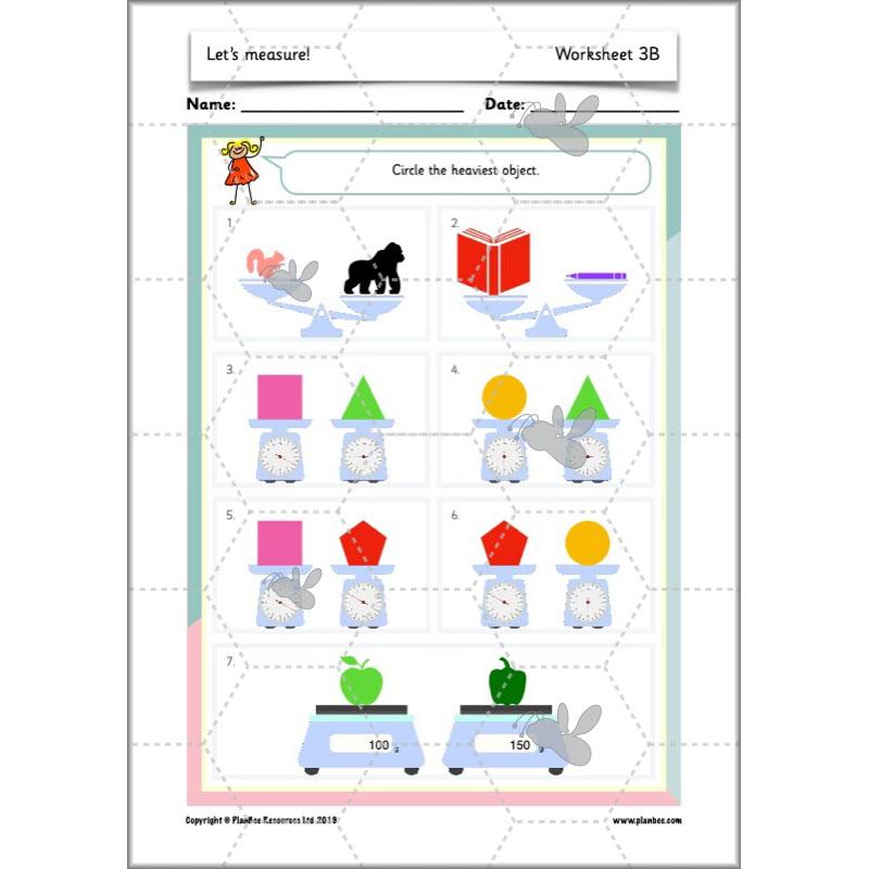 PlanBee Let’s Measure Year 1 Maths Planning