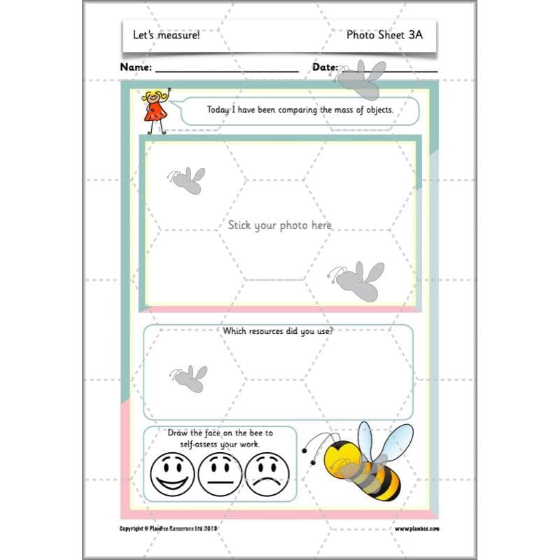 PlanBee Let’s Measure Year 1 Maths Planning
