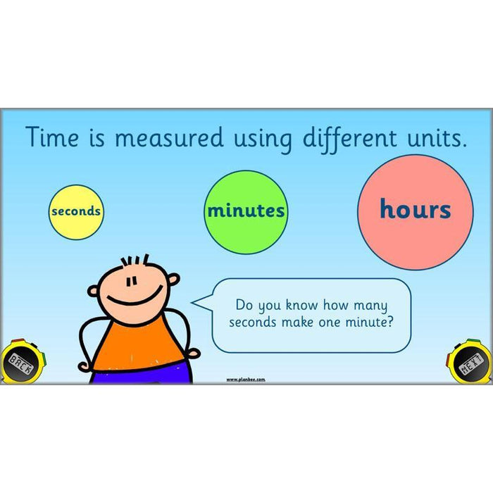 PlanBee Let’s Measure Time: Year 1 Measurement - Maths Planning & Resources