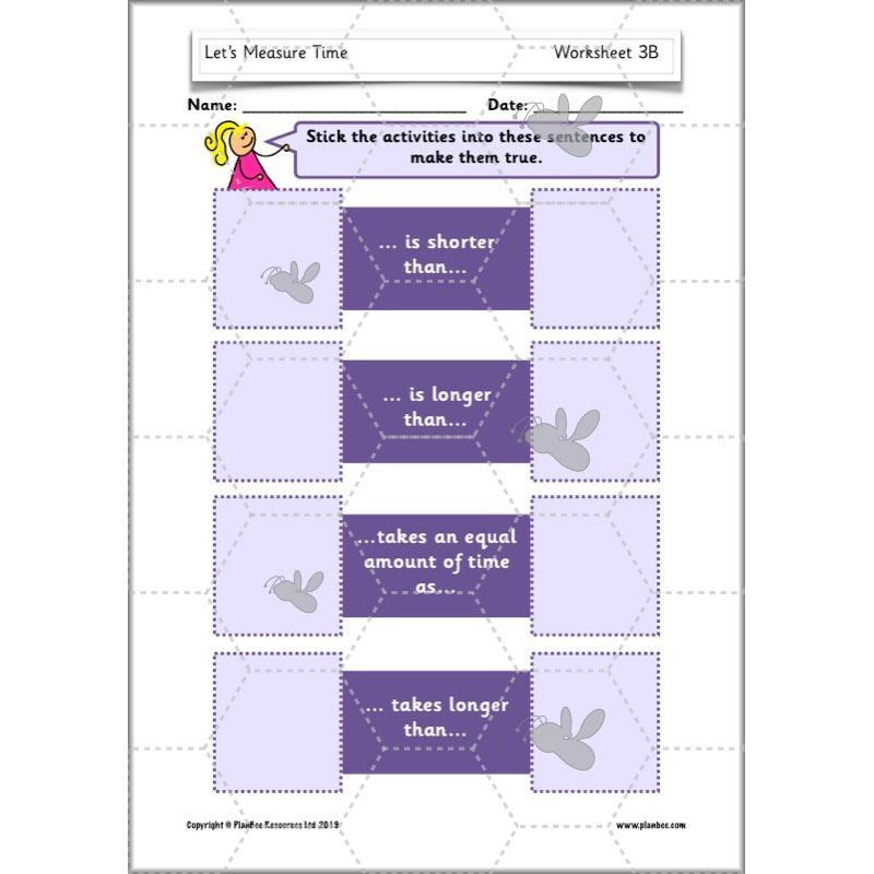 PlanBee Let’s Measure Time: Year 1 Measurement - Maths Planning & Resources