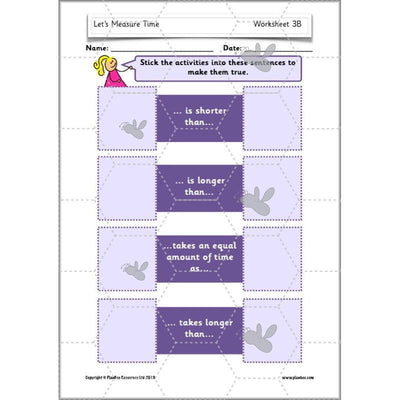 PlanBee Let’s Measure Time: Year 1 Measurement - Maths Planning & Resources