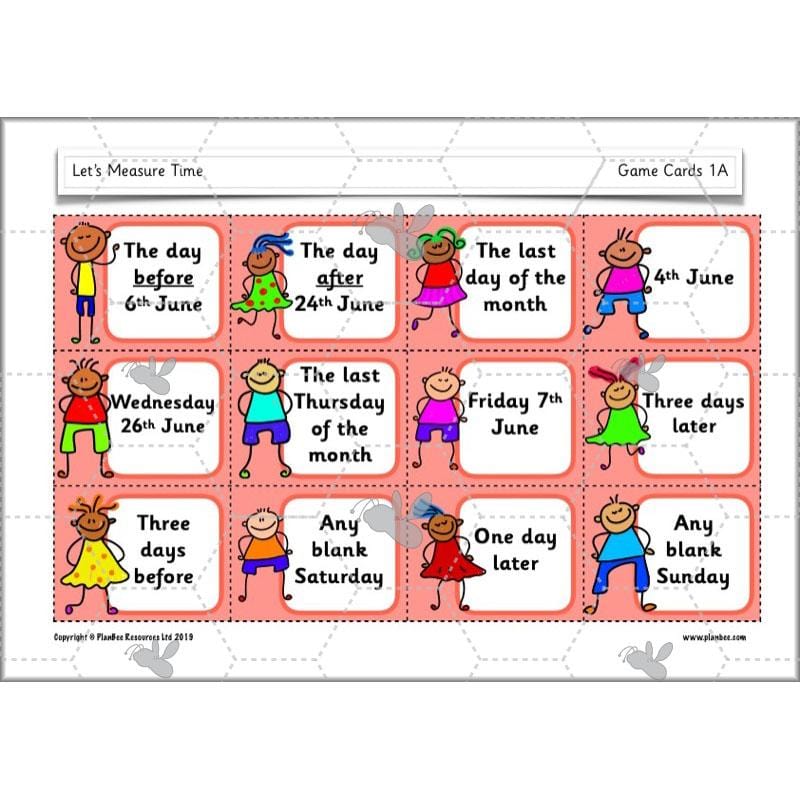 PlanBee Let’s Measure Time: Year 1 Measurement - Maths Planning & Resources