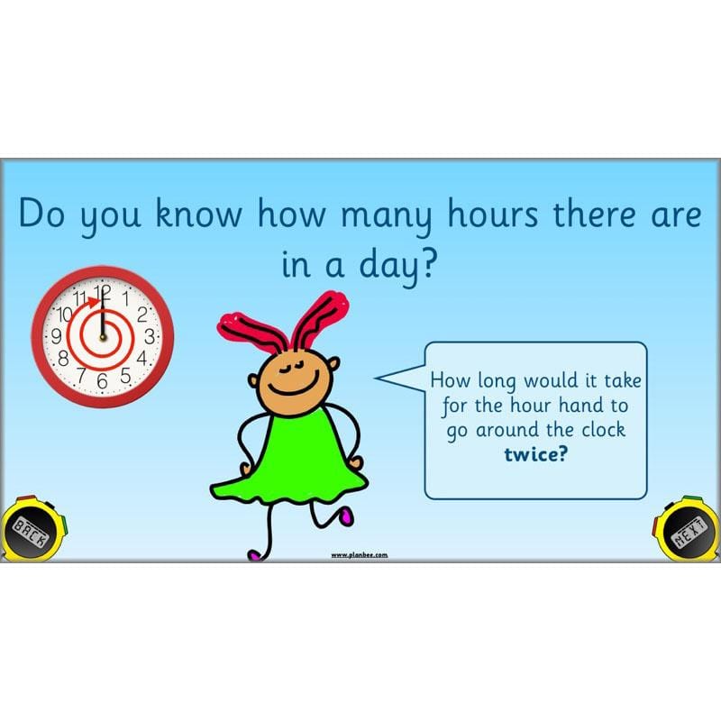 PlanBee Let’s Measure Time: Year 1 Measurement - Maths Planning & Resources