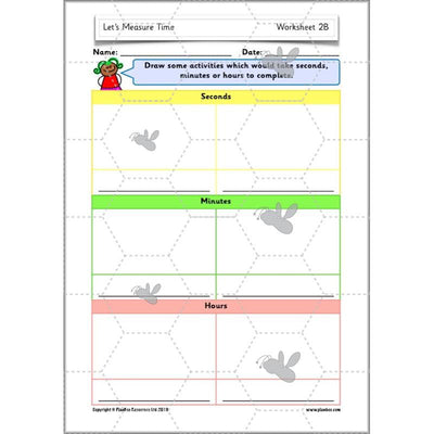 PlanBee Let’s Measure Time: Year 1 Measurement - Maths Planning & Resources