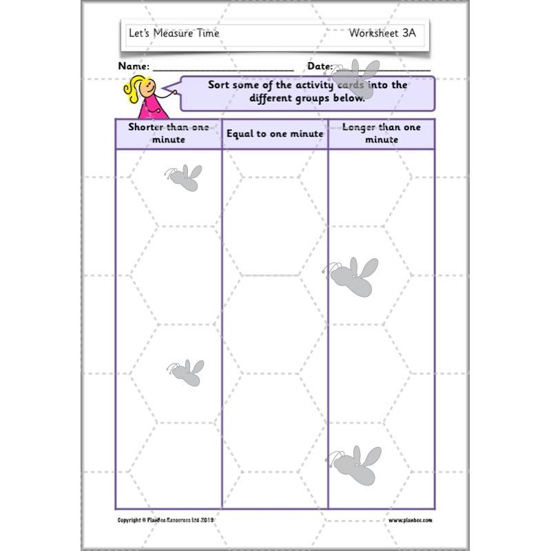 PlanBee Let’s Measure Time: Year 1 Measurement - Maths Planning & Resources