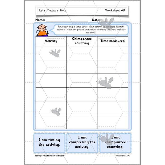 PlanBee Let’s Measure Time: Year 1 Measurement - Maths Planning & Resources