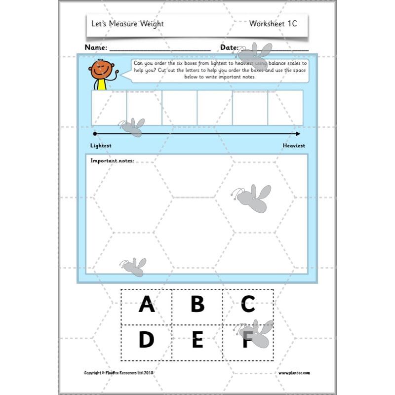 PlanBee Let's Measure Weight - KS1 - Year 2 Maths - Measurement