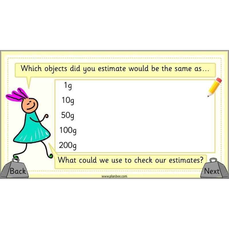 PlanBee Let's Measure Weight - KS1 - Year 2 Maths - Measurement