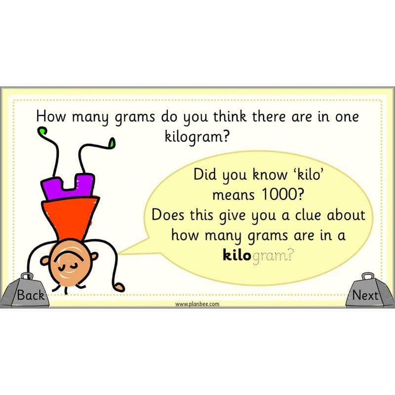 PlanBee Let's Measure Weight - KS1 - Year 2 Maths - Measurement