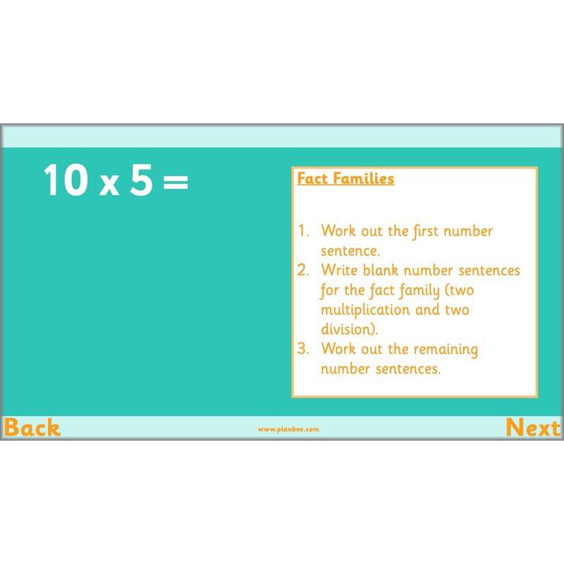 PlanBee Let's multiply and divide Year 2 maths planning