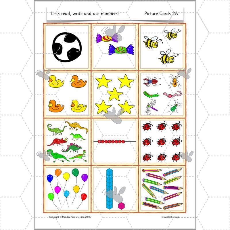 PlanBee Let’s read, write and use numbers Year 1 KS1