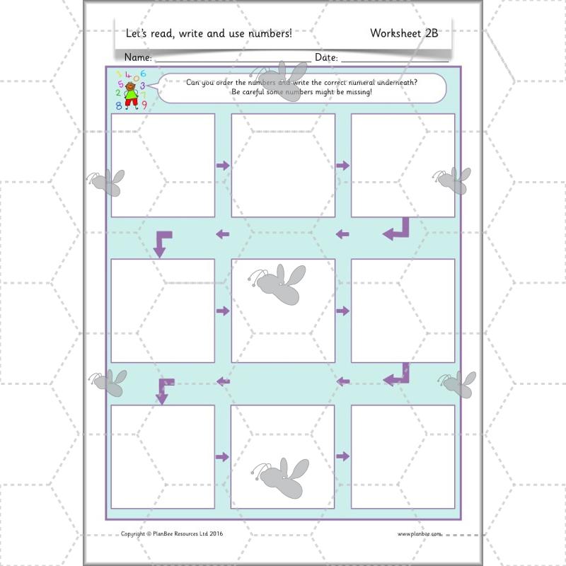PlanBee Let’s read, write and use numbers Year 1 KS1