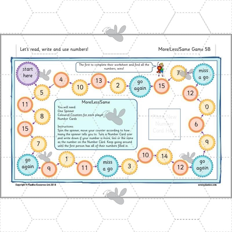 PlanBee Let’s read, write and use numbers Year 1 KS1