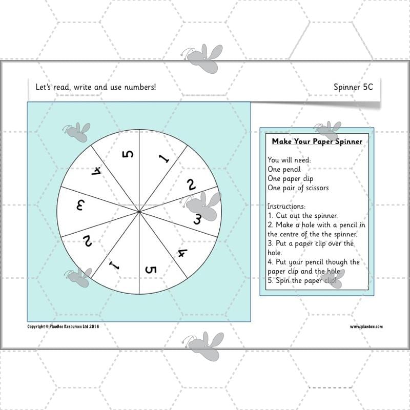 PlanBee Let’s read, write and use numbers Year 1 KS1