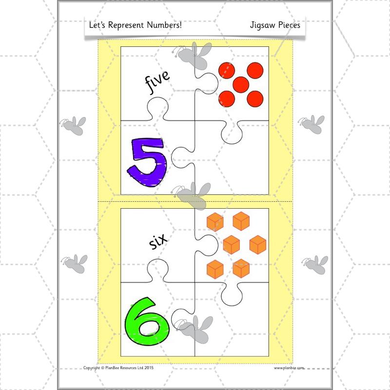 PlanBee Let's Represent Numbers Year 1 Maths by PlanBee