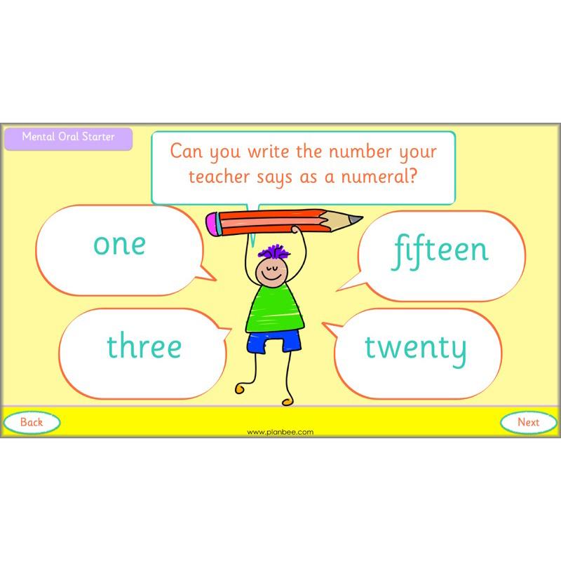 PlanBee Let's Represent Numbers Year 1 Maths by PlanBee