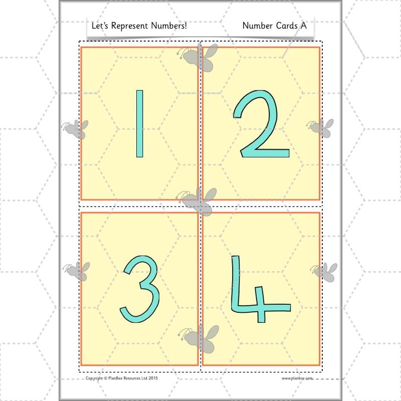 PlanBee Let's Represent Numbers Year 1 Maths by PlanBee