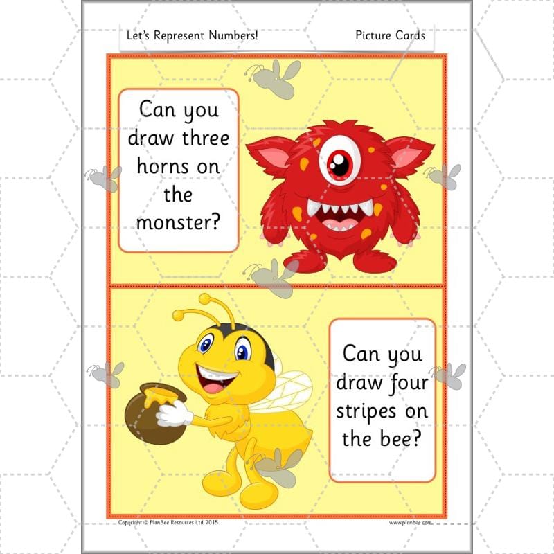 PlanBee Let's Represent Numbers Year 1 Maths by PlanBee