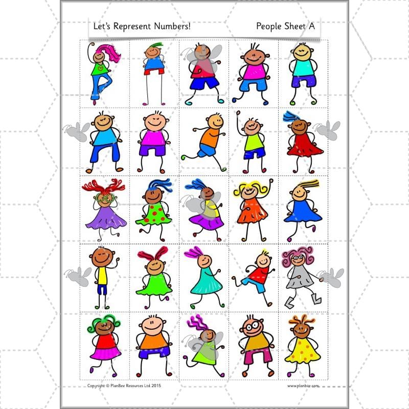 PlanBee Let's Represent Numbers Year 1 Maths by PlanBee