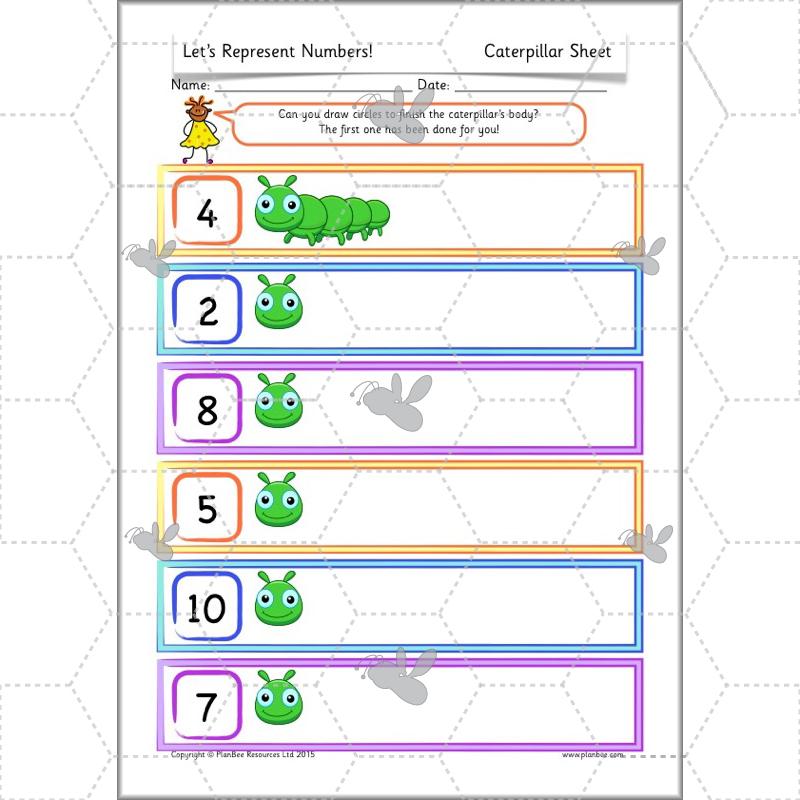 PlanBee Let's Represent Numbers Year 1 Maths by PlanBee