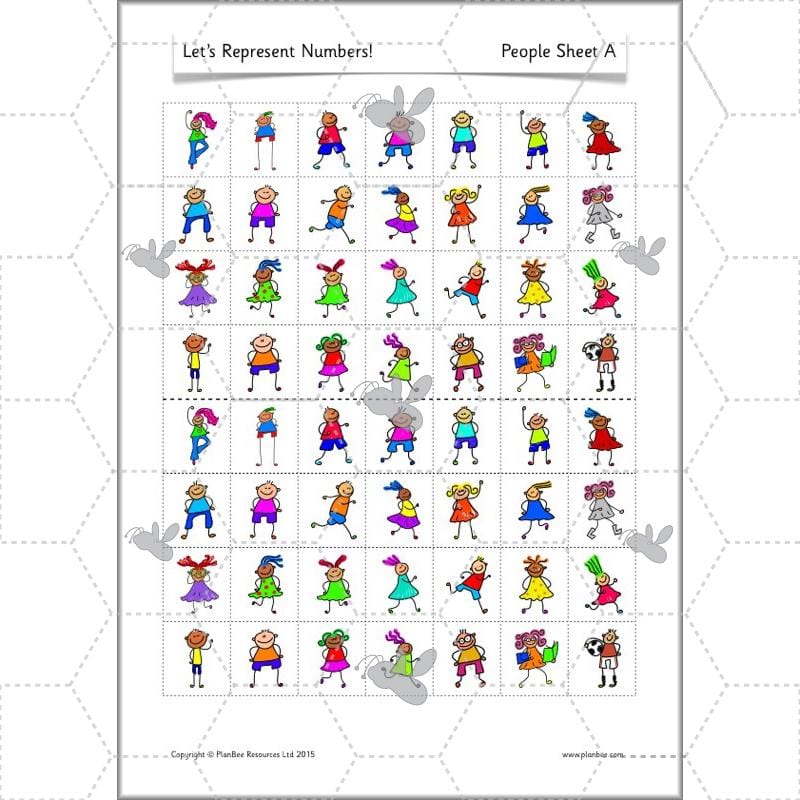 PlanBee Let's Represent Numbers Year 1 Maths by PlanBee