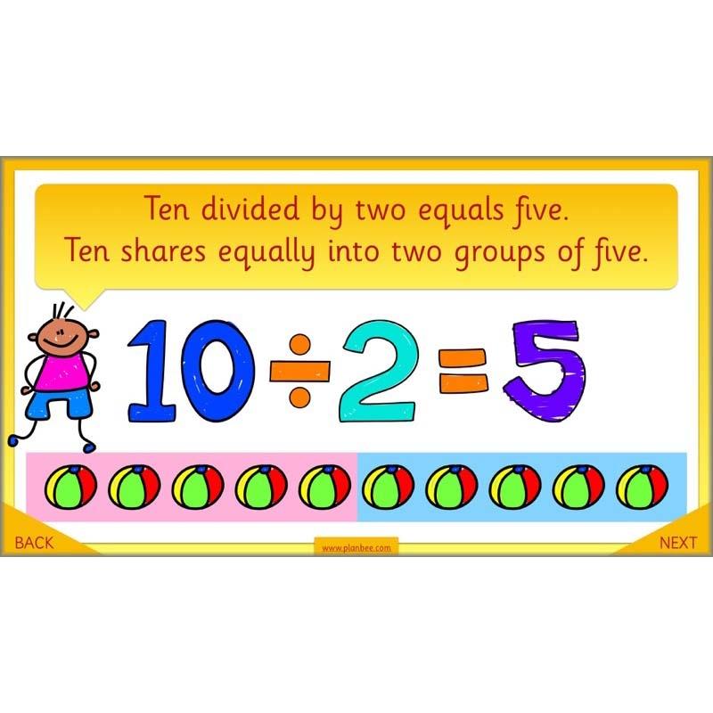 PlanBee Let's share objects equally: Year 1 multiplication and division