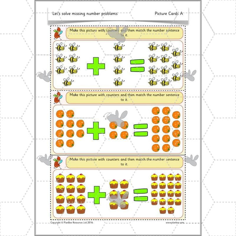 Let s Solve Missing Number Problems Year 1 KS1 Maths Plans PlanBee let-s-solve-missing-number-problems-year-1-ks1-maths-plans-planbee
