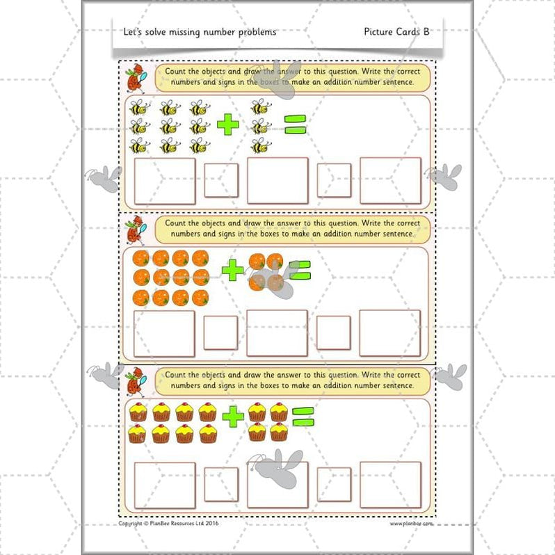 Let s Solve Missing Number Problems Year 1 KS1 Maths Plans PlanBee let-s-solve-missing-number-problems-year-1-ks1-maths-plans-planbee