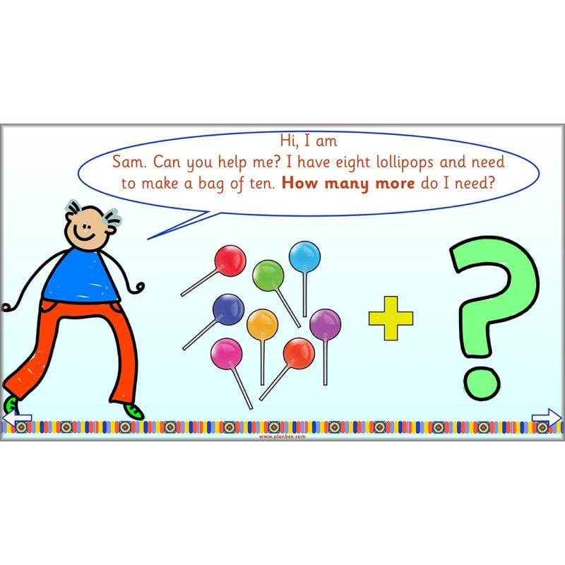 PlanBee Let’s solve missing number problems - Year 1 KS1 Maths plans