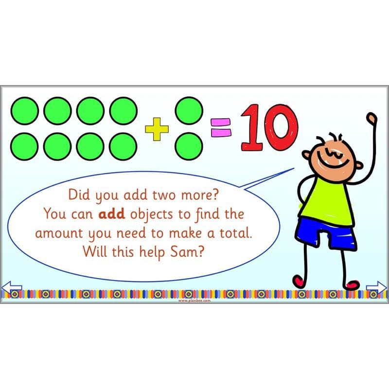 PlanBee Let’s solve missing number problems - Year 1 KS1 Maths plans