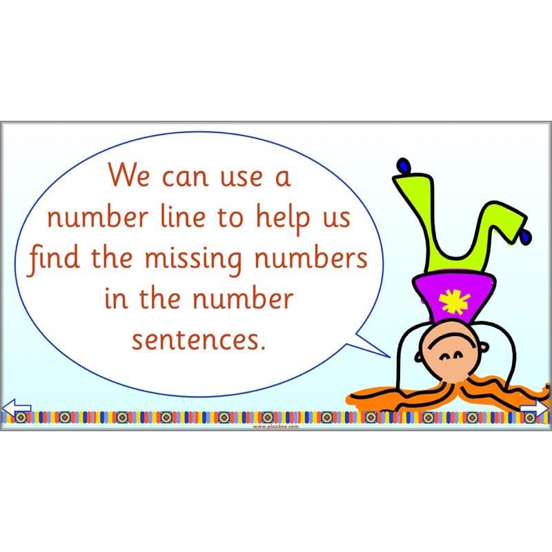 PlanBee Let’s solve missing number problems - Year 1 KS1 Maths plans