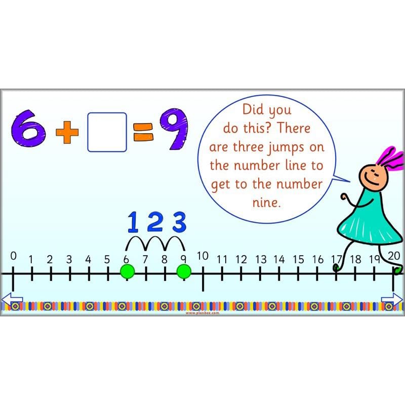 PlanBee Let’s solve missing number problems - Year 1 KS1 Maths plans