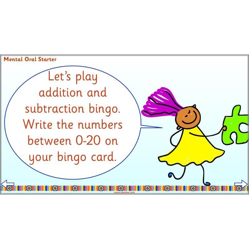 PlanBee Let’s solve missing number problems - Year 1 KS1 Maths plans