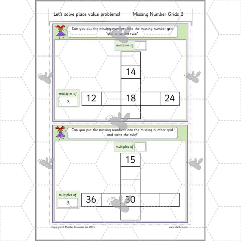 PlanBee Let's Solve Place Value Problems: Year 2 Maths scheme of work